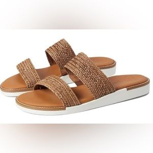 Paul Green Laguna Cuoio (Brown) Woven Women’s Lightweight Slide Sandals NEW